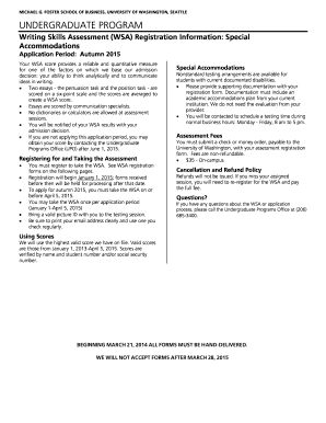 Wsa Uw - Fill Online, Printable, Fillable, Blank | pdfFiller