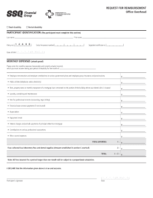 Disability Claim Form