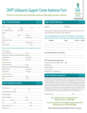 ONFI Clobazam Patient Assistance Form