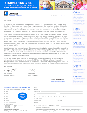 Goodwill Inn Donation Form