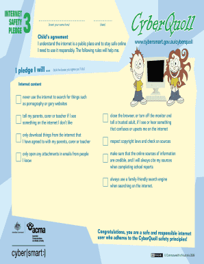 Internet Safety Pledge