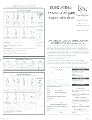 Mens Shirt Measuring Guide