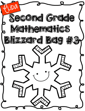 Second Grade Mathematics Blizzard Bag