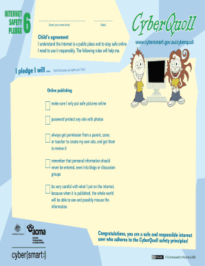 Internet Safety Pledge