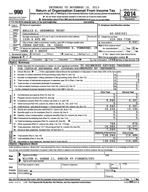 Form 990 2014