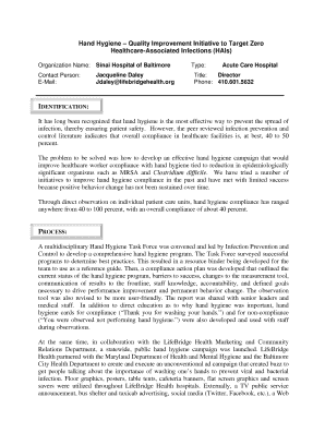 Hand Hygiene Compliance Observation Tool
