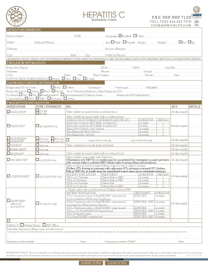 Hepatitis C Referral Form