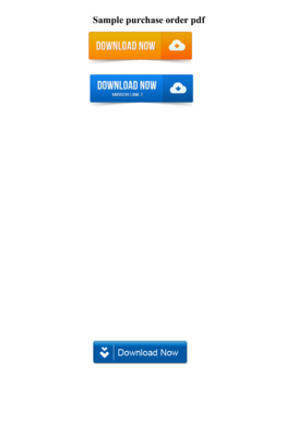 Sample purchase order pdf - WordPresscom