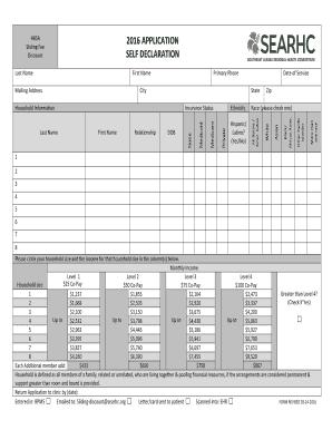 HRSA Sliding Fee Discount Application