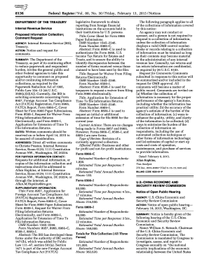 Form 8966-C Cover Sheet