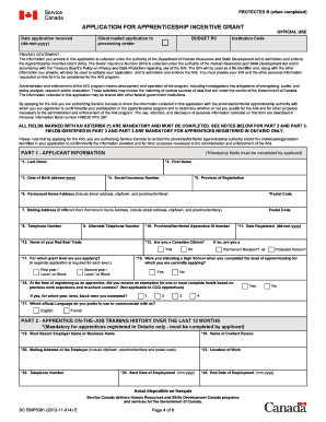 Apprenticeship Incentive Grant Application