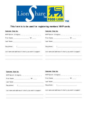 MVP Card Registration Form