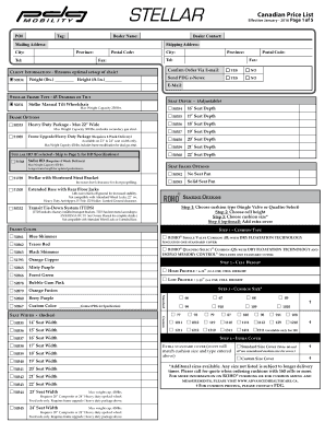 Stellar Wheelchair Price List