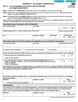 Disability bTax Creditb Certificate - bT2201b E