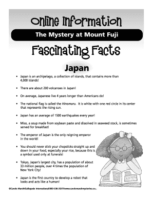 The Mystery at Mount Fuji Fact or Fiction Worksheet