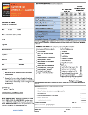 Conference Registration Form