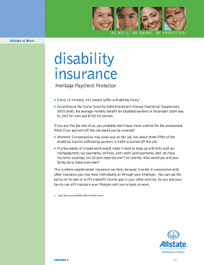 Allstate Heritage Paycheck Protector Disability Insurance