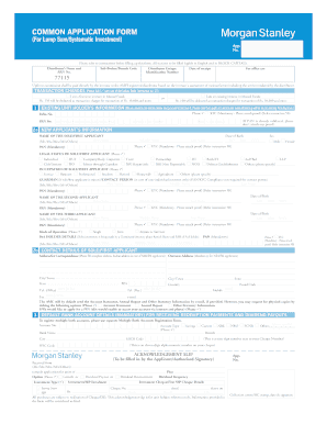 Mutual Fund Investment Application Form