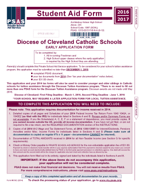 Private School Aid Service Application