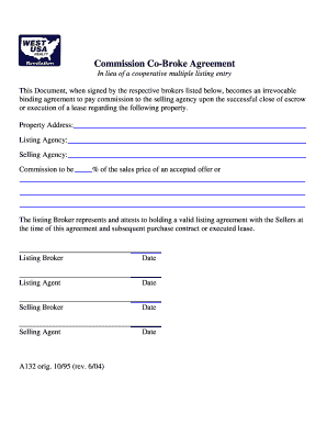 Commission Co-Broke Agreement