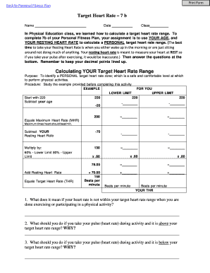 Heart rate range by age - Fitness Homework Target Heart Rate - Newport News Public - sbo nn k12 va