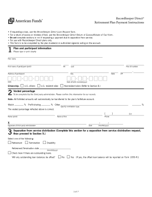 Retirement Plan Payment Instructions