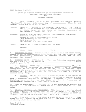 Florida Real Estate Purchase Contract