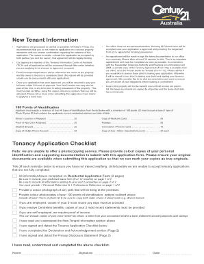 Queensland Residential Tenancy Application