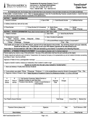 transamerica life insurance assignment