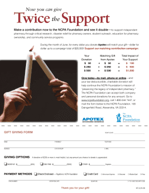 NCPA Foundation Donation Form