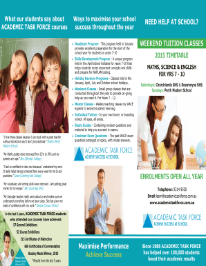 Academic Task Force Enrollment Form