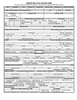 NEFIRS Field Collection Form