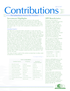 SPP Beneficiary Designation Form