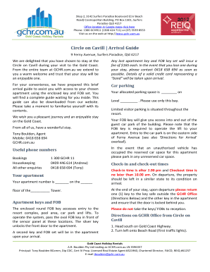 Circle on Cavill Arrival Guide