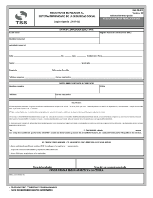 Registro de Empleador
