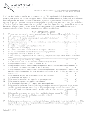 US Personal and Business Income Tax Organizer