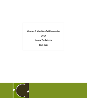 IRS Form 990 2014