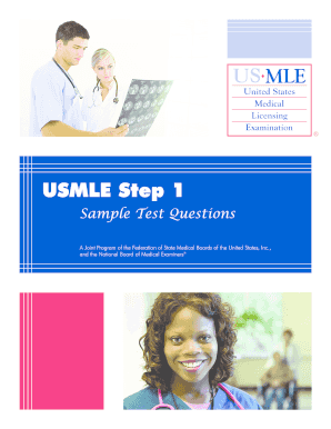 USMLE Step 1 Sample Test Questions