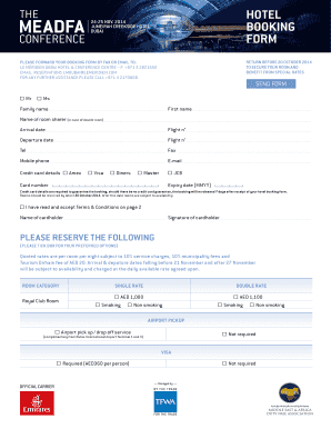 Hotel Booking Form