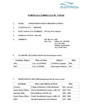 Form preview