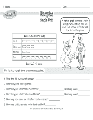 Math Graphs Worksheet