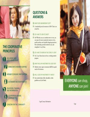 Co-op Membership Application Form