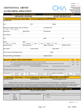 Chattanooga Airport Access Media Application