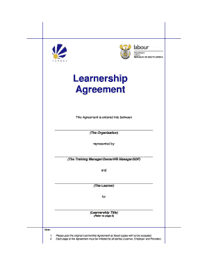 Learnership Agreement