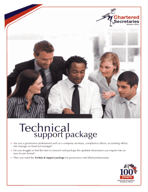Technical Support Package Registration Form