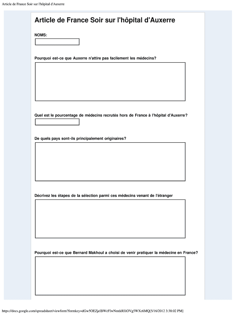 Form preview
