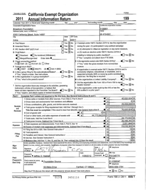 Form 990-PF Private Foundation Tax Return