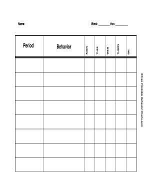 Fillable Online behavior tracking Fax Email Print - pdfFiller