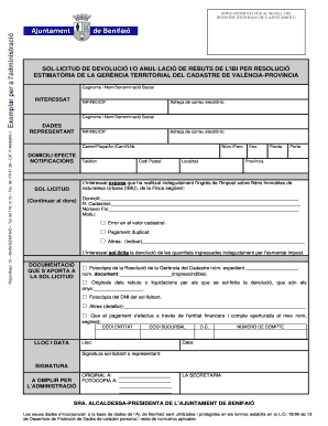 Request for Refund of Property Tax Receipts