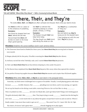 Lazy Editor Grammar Worksheet